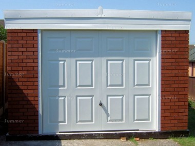 Brick Pent Concrete Garage 360 - PVCu Window and Fascias Brick Pent Concrete Garage 360 - PVCu Window and Fascias