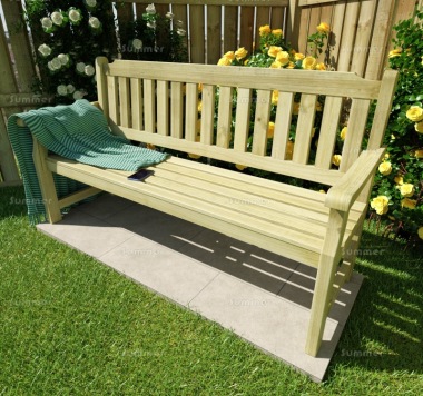 3 Seater Bench 211 - Fully Assembled, Pressure Treated
