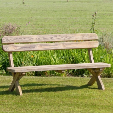 3 Seater Bench 822 - Pressure Treated, PEFC Certified