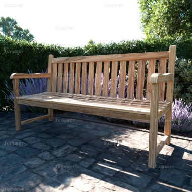 Teak Garden Bench 262 - Fully Assembled