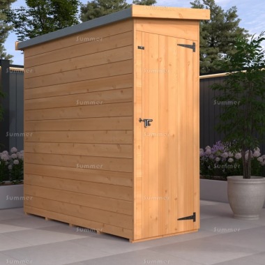 Pent Small Storage Shed 129 - Shiplap, All T and G