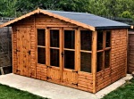 Apex Summerhouse 141 - Two Rooms, Large Panes, Fitted Free Apex Summerhouse 141 - Two Rooms, Large Panes, Fitted Free