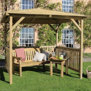 Pressure Treated Gazebo 956 - Hipped Roof, FSC® Certified