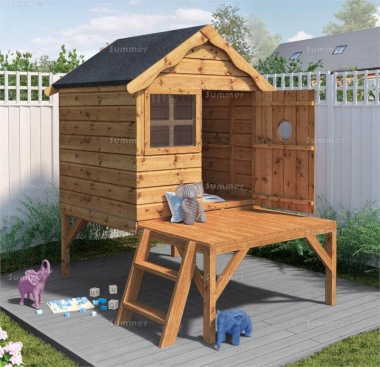 Platform Playhouse 241 - Shiplap, With Ladder Platform Playhouse 241 - Shiplap, With Ladder
