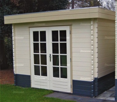 Double Glazed Log Cabin 598 - Georgian, EPDM Roof