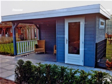 Gazebo 396 - With Integral Summerhouse, EPDM Roof