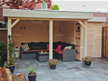 Gazebo 397 - With Integral Storage, EPDM Roof