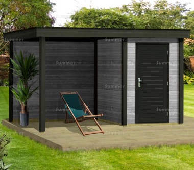 28mm Gazebo 402 - With Integral Storage, EPDM Roof