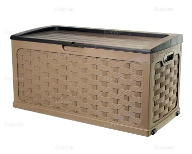 Plastic Storage Box 447 - High Density Polypropylene, Rattan Style Plastic Storage Box 447 - High Density Polypropylene, Rattan Style