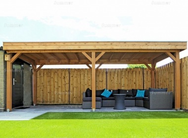 Wooden Gazebo 508 - EPDM Roof