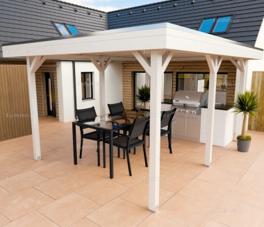 Wooden Gazebo 685 - EPDM Rubber Roof