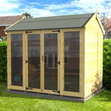 Pressure Treated Apex Summerhouse 127 - Fast Delivery, Many Possible Designs Pressure Treated Apex Summerhouse 127 - Fast Delivery, Many Possible Designs